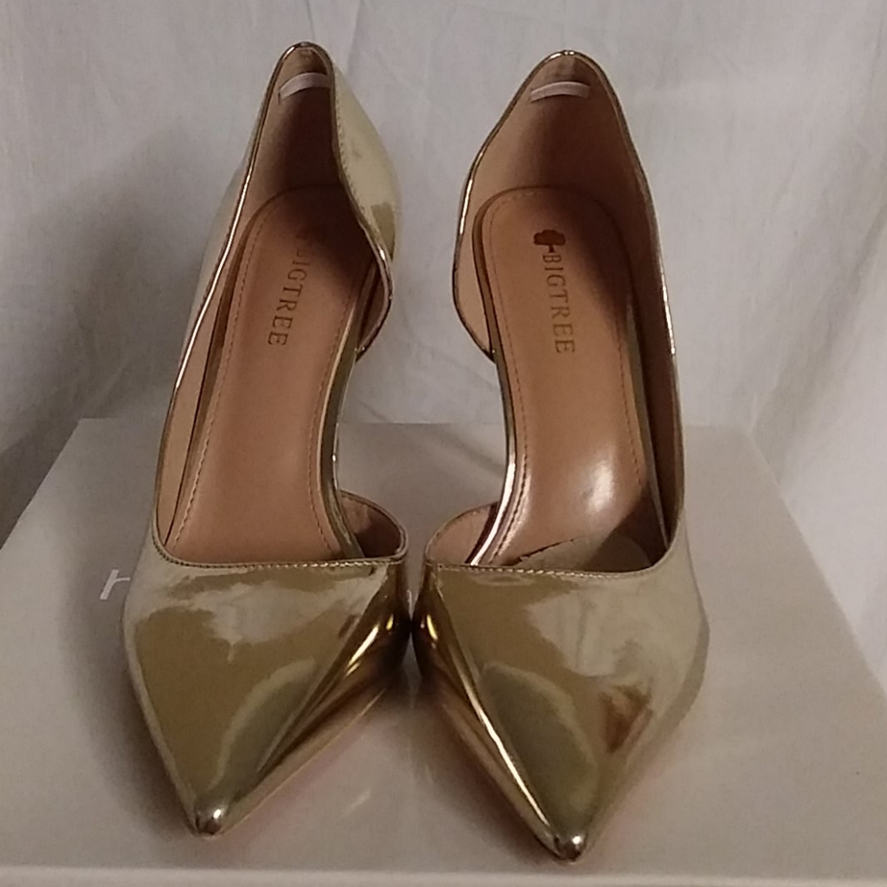 Gold heels